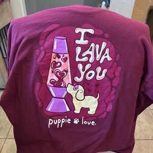 Women’s Lava You' Pink Graphic Tee